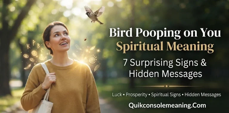 Bird Pooping on You Spiritual Meaning: 7 Surprising Signs & Hidden Messages
