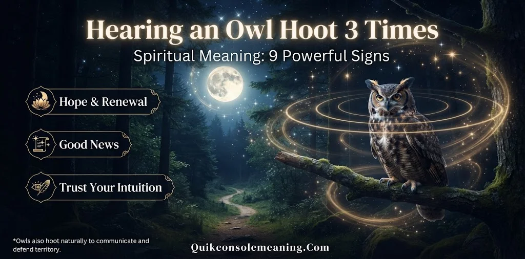 Hearing an Owl Hoot 3 Times Spiritual Meaning: 9 Powerful Signs You Should Know