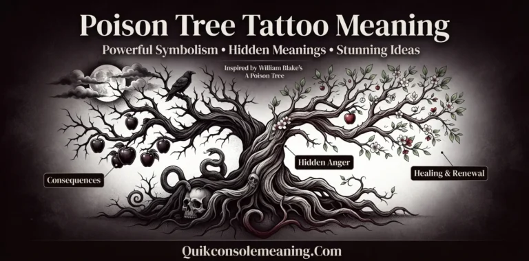 Poison Tree Tattoo Meaning: Powerful Symbolism, Hidden Meanings & Stunning Ideas
