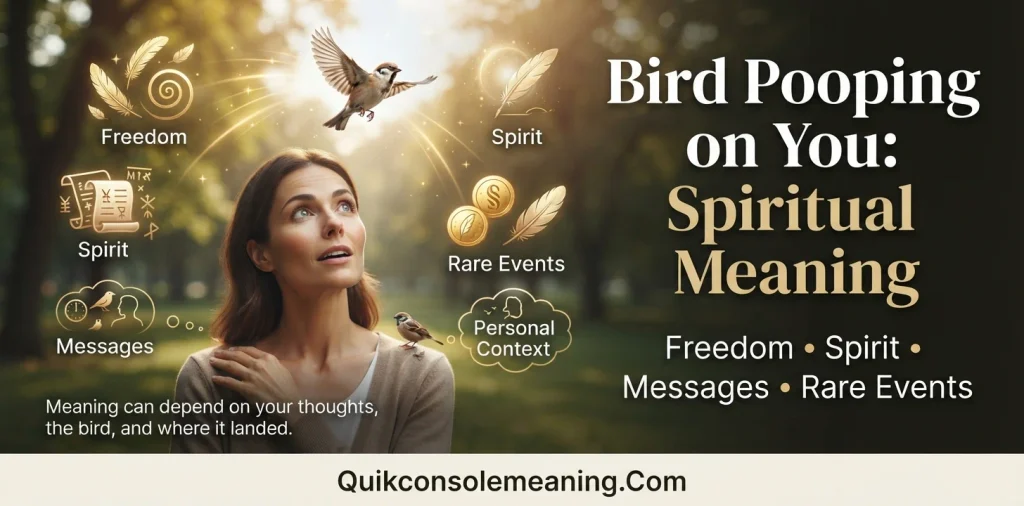 What Does It Mean Bird Pooping on You Spiritual Meaning?