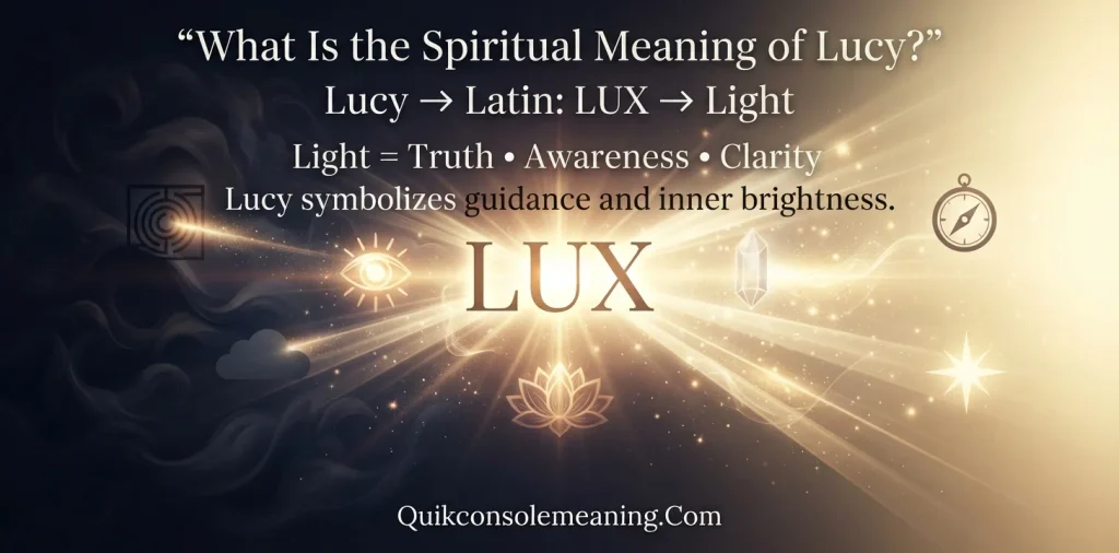 What Is the Spiritual Meaning of Lucy?