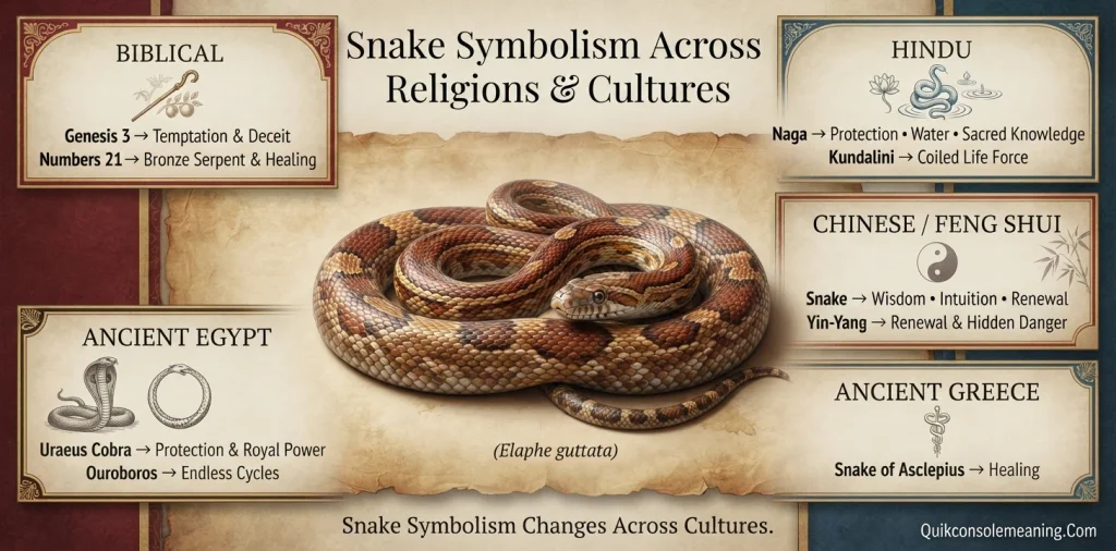 Biblical, Hindu & Cultural Snake in the House Symbolism