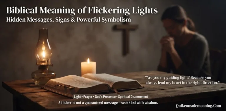 Biblical Meaning of Flickering Lights: Hidden Messages, Signs & Powerful Symbolism