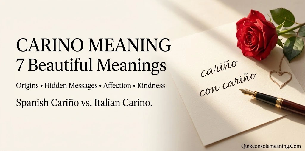 Carino Meaning: 7 Beautiful Meanings, Origins & Hidden Messages