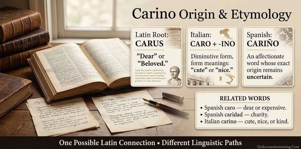 Carino Origin and Etymology