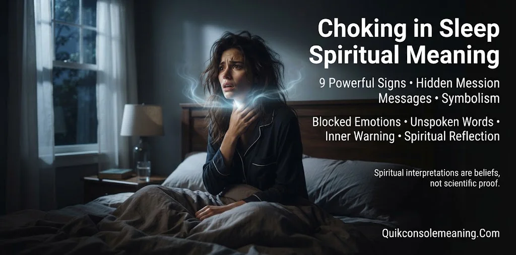 Choking in Sleep Spiritual Meaning: 9 Powerful Signs, Hidden Messages & Symbolism