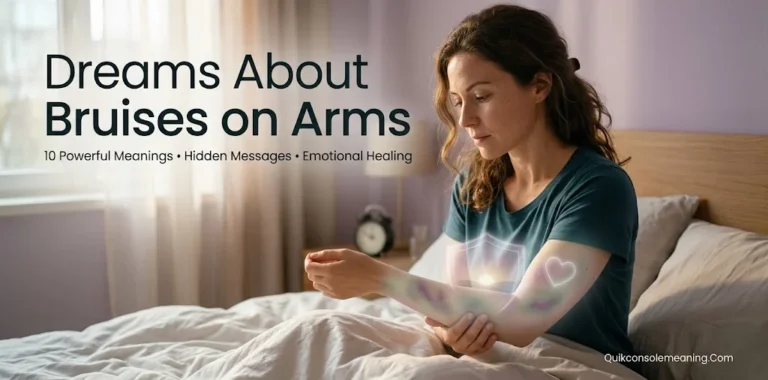 Dreams About Bruises on Arms: 10 Powerful Meanings & Hidden Messages