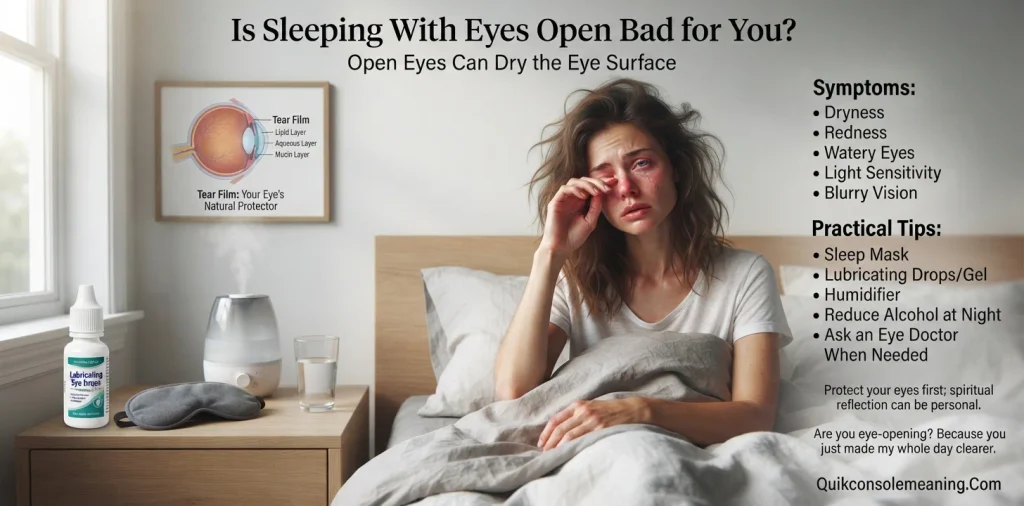 Is Sleeping With Eyes Open Bad for You?