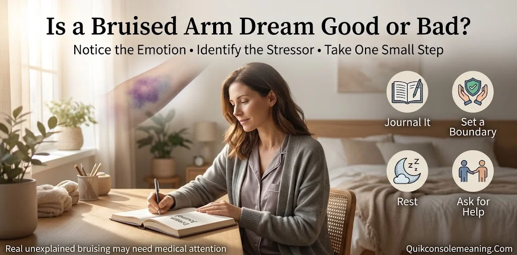 Is a Bruised Arm Dream Good or Bad? What to Do Next