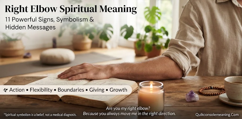 Right Elbow Spiritual Meaning: 11 Powerful Signs, Symbolism & Hidden Messages