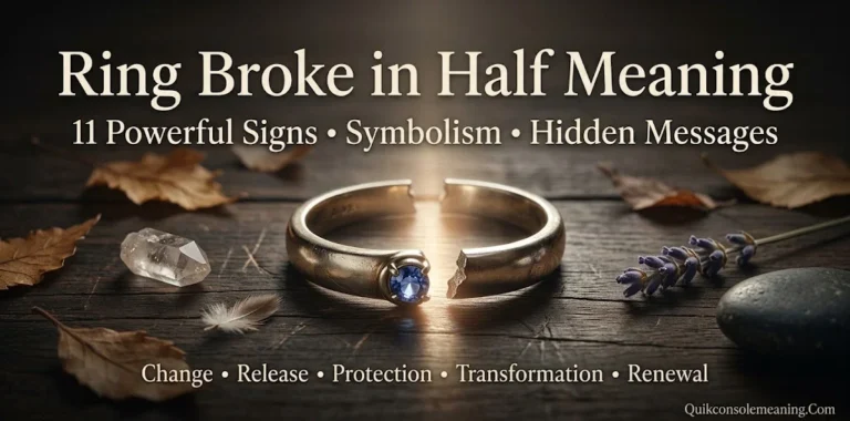 Ring Broke in Half Meaning: 11 Powerful Signs, Symbolism & Hidden Messages