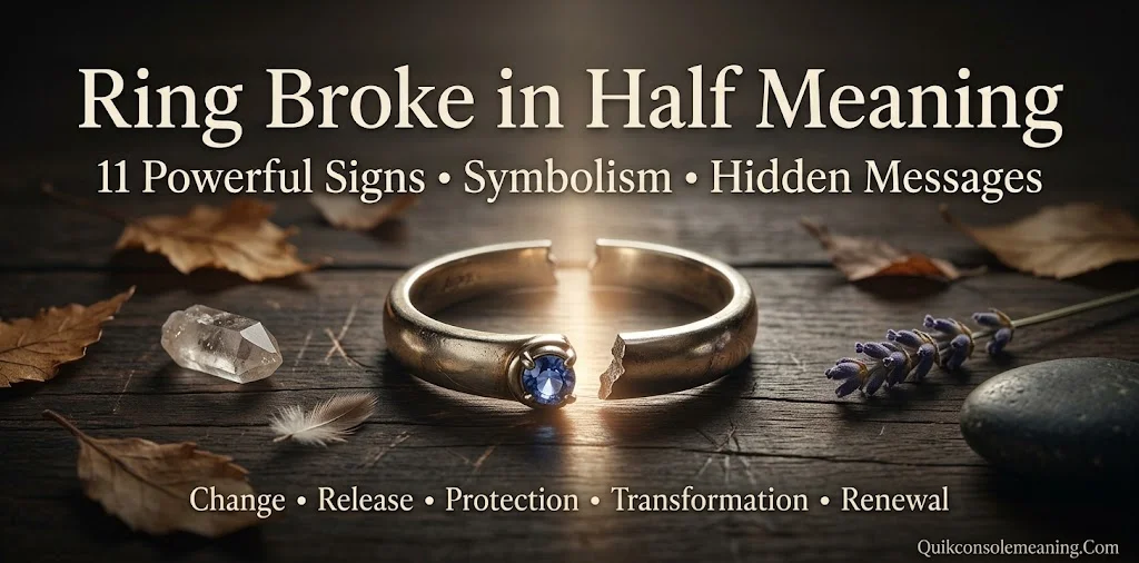 Ring Broke in Half Meaning: 11 Powerful Signs, Symbolism & Hidden Messages