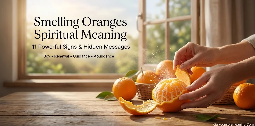 Smelling Oranges Spiritual Meaning: 11 Powerful Signs & Hidden Messages