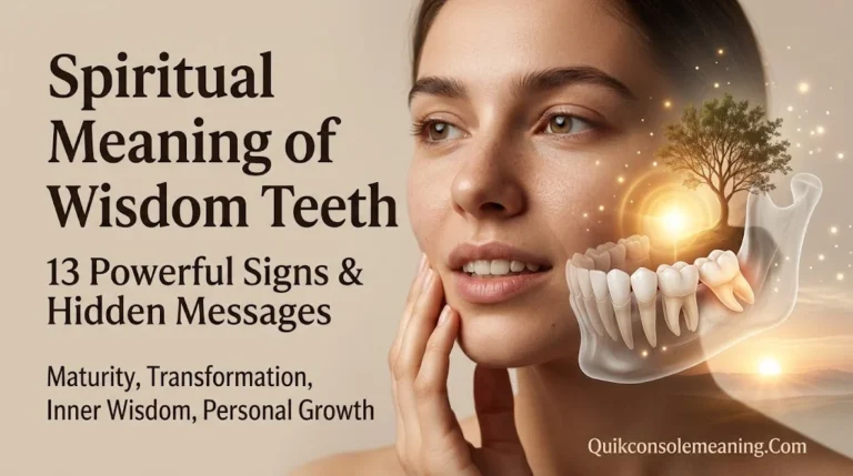 Spiritual Meaning of Wisdom Teeth: 13 Powerful Signs & Hidden Messages