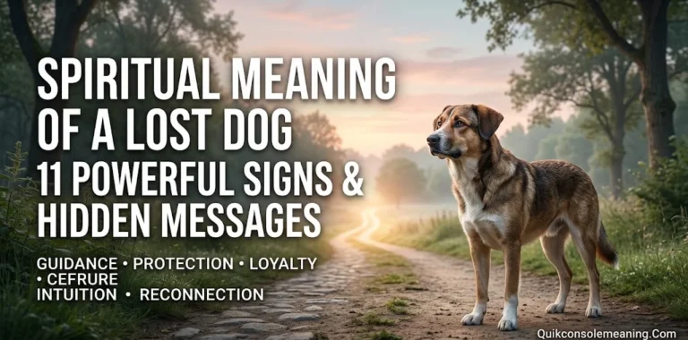 Spiritual Meaning of a Lost Dog: 11 Powerful Signs & Hidden Messages