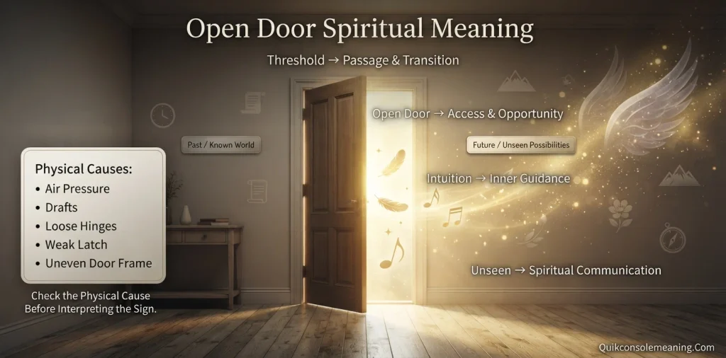 What Does Doors Opening by Themselves Spiritual Meaning?