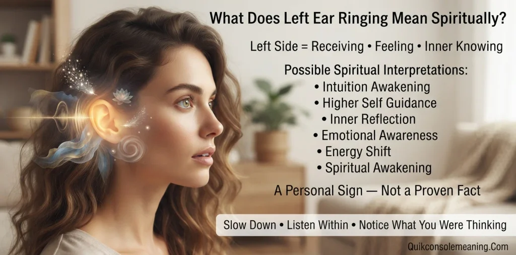 What Does Left Ear Ringing Mean Spiritually?