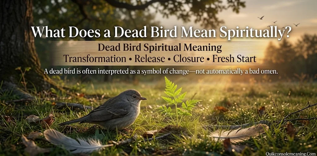 What Does a Dead Bird Mean Spiritually?