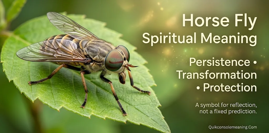 What Does a Horse Fly Mean Spiritually?