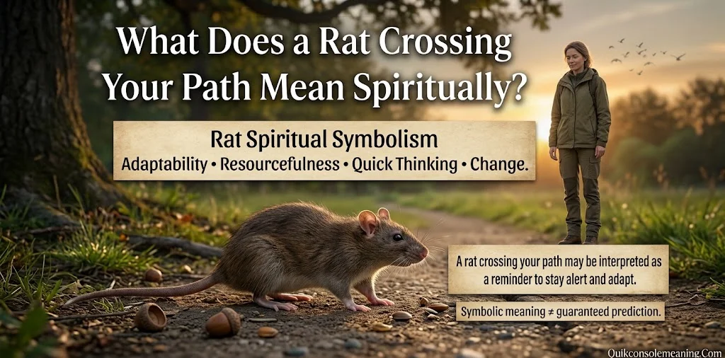 What Does a Rat Crossing Your Path Mean Spiritually?