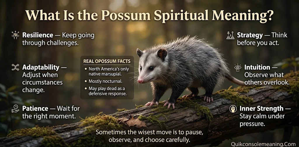 What Is the Possum Spiritual Meaning?