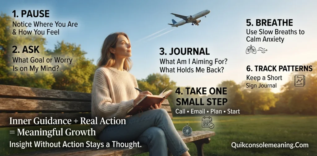 What to Do When You See Airplane Signs