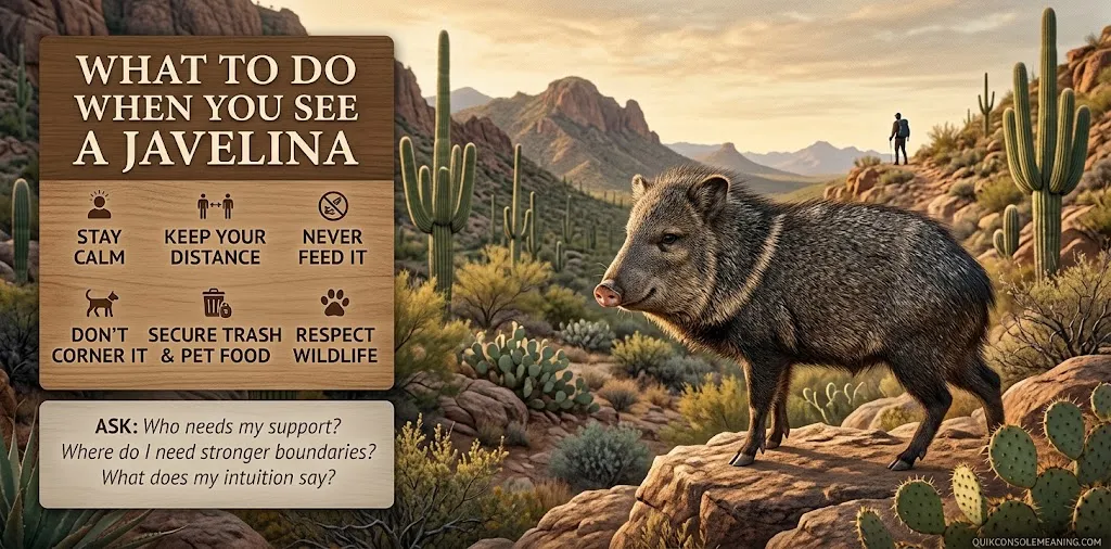 What to Do When You See a Javelina