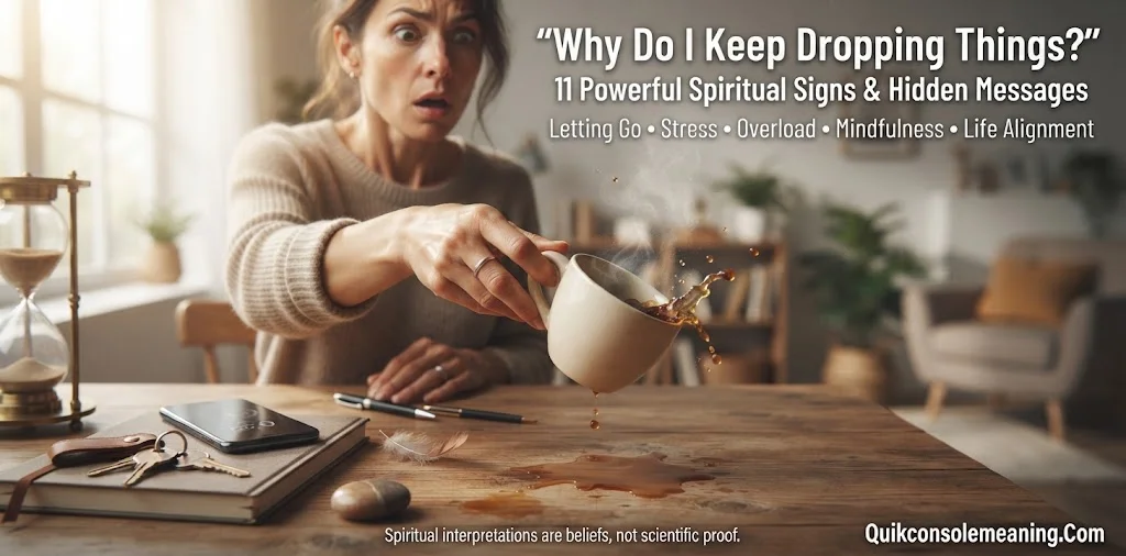 Why Do I Keep Dropping Things Spiritual Meaning: 11 Powerful Signs & Hidden Messages