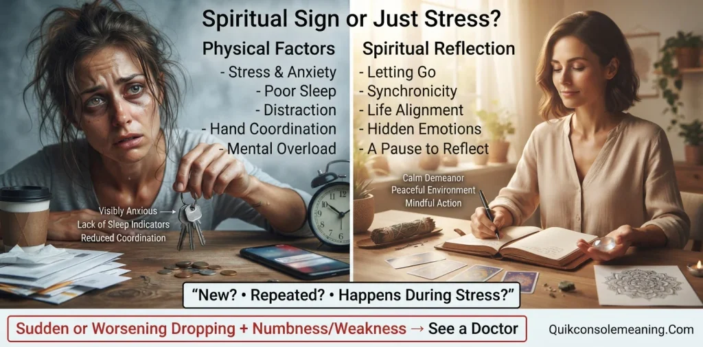 Why Do I Keep Dropping Things a Spiritual Sign or Just Stress?