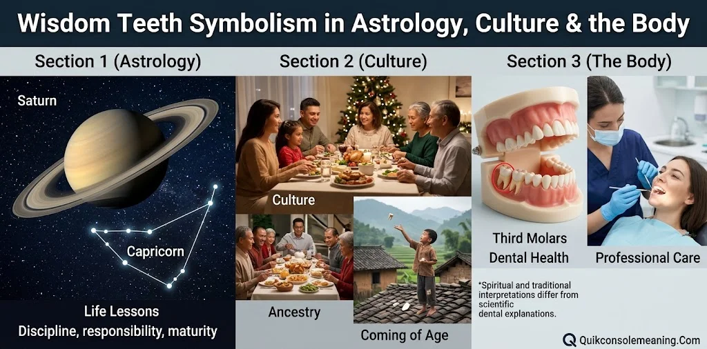 Wisdom Teeth Symbolism in Astrology, Culture & the Body
