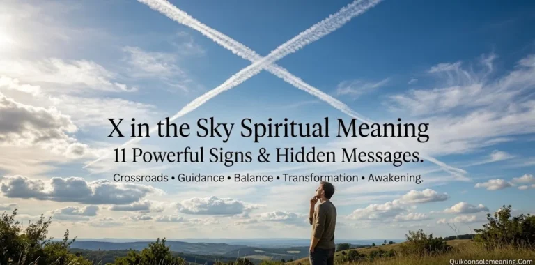 X in the Sky Spiritual Meaning: 11 Powerful Signs & Hidden Messages